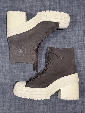 SALE! NEW Converse Women's Chuck 70 De Luxe Heel Platforms in Fresh Brew